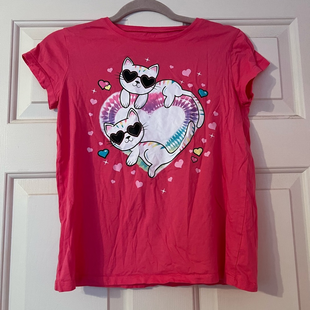 Girls Children Place graphic t-shirt short sleeve